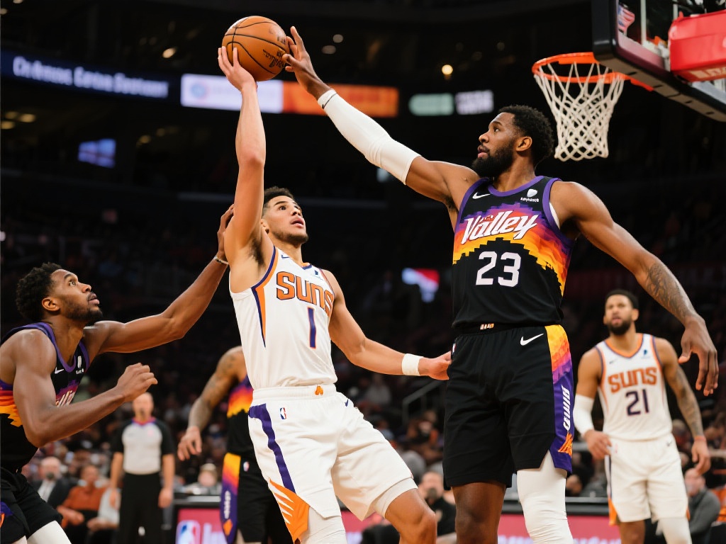 太阳队防守不力:百回合失分高达118.8分,排名联盟倒数第四 此外,球队在战术部署上的调整或许也值得反